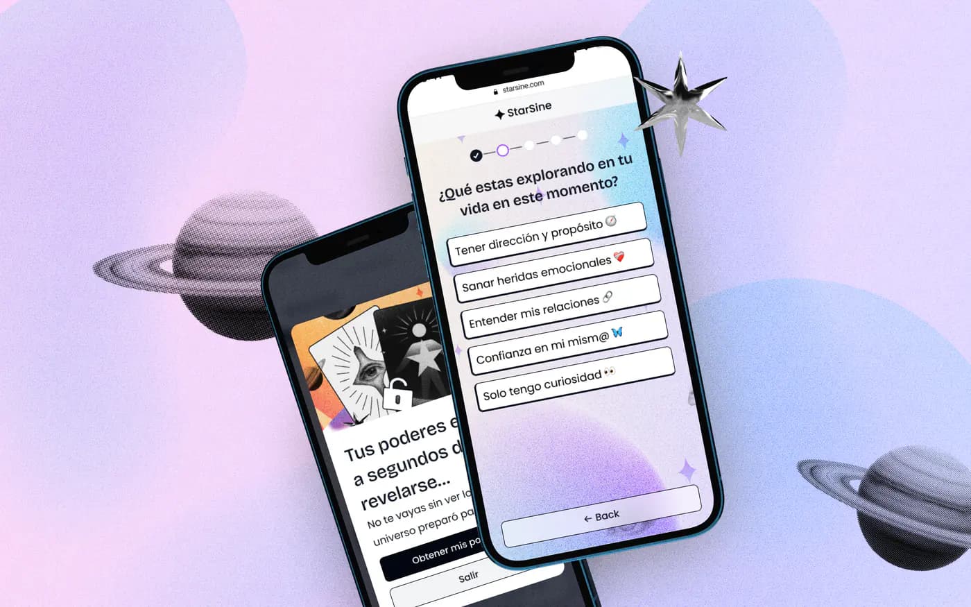 The first Wizard question, with its progress indicator